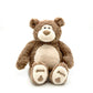 Soft Brown Bear - Warmable, Weighted, Washable  - Dimensions: Approx. 12" tall, 2 lbs - Hugglz