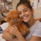 Brown Highland Cow Plush – Warmable, Washable Comfort Plush, Perfect Gift, 11" tall, approx. 2 lb